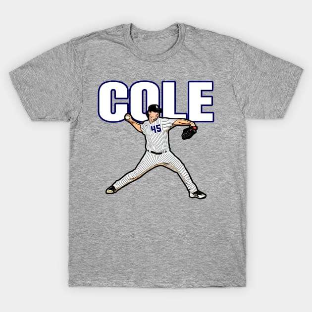 Yankees Cole 45 T-Shirt by Gamers Gear